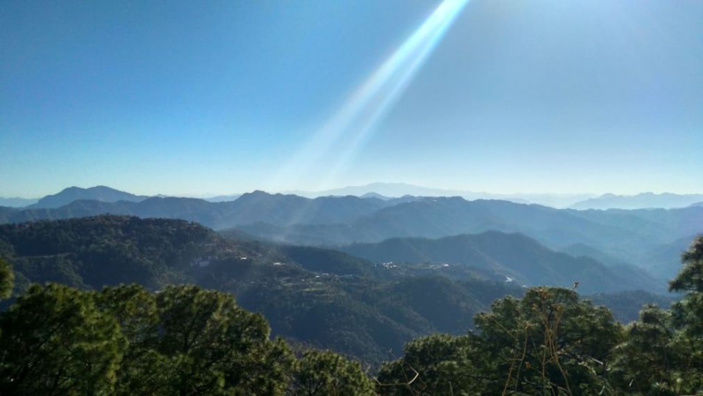 Kasauli Sunrise Point Landscape Image